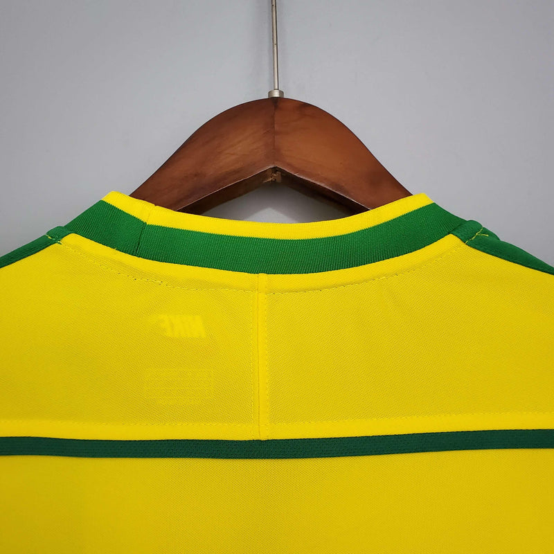 Camisa Retrô Seleção Brasil 1998/98 Home