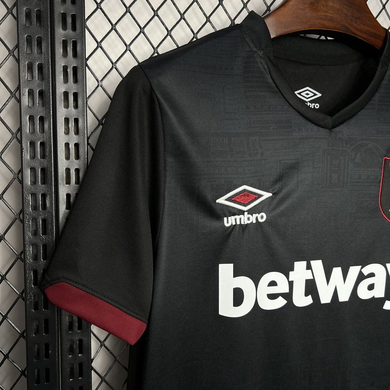 CAMISA DO WEST HAM 24/25 PRETO