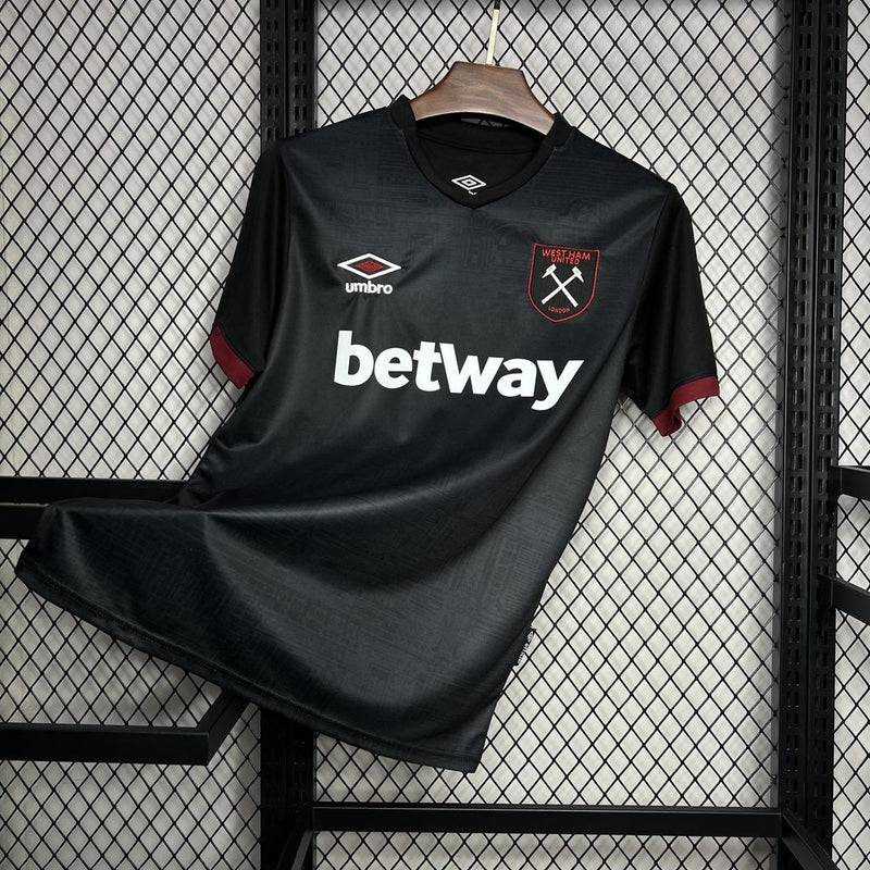 CAMISA DO WEST HAM 24/25 PRETO